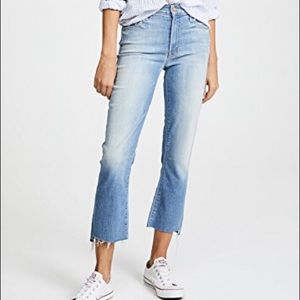 MOTHER ‘The Insider’ Crop Step Fray